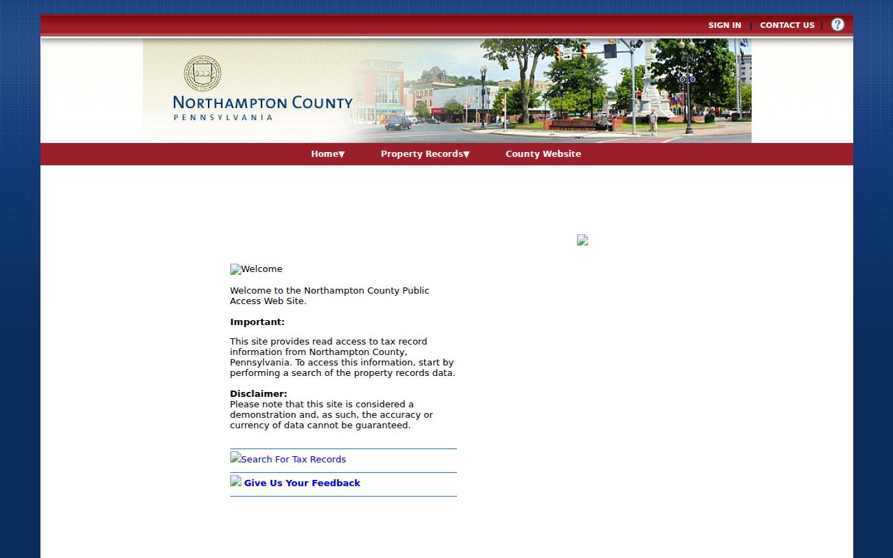 Easton residents directory Northampton County Public Access property search options